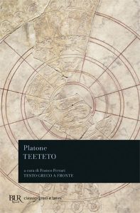 Copertina — Teeteto. Testo greco a fronte