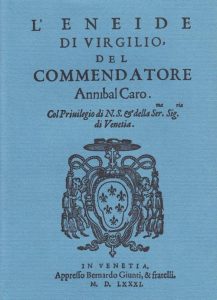 Copertina — L’Eneide di Virgilio del commendatore Annibal Caro
